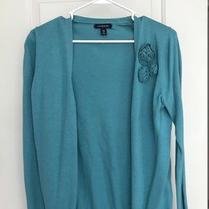 Teal Open Face Cardigan